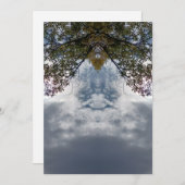 97Z Unique Colorful Abstract Nature サンキューカード (正面/裏面)