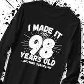 98おもしろい誕生日引用文皮肉98歳 Tシャツ
