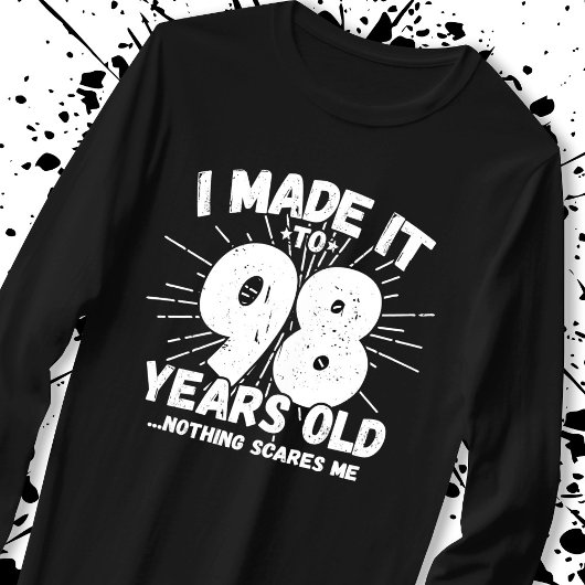 98おもしろい誕生日引用文皮肉98歳 Tシャツ