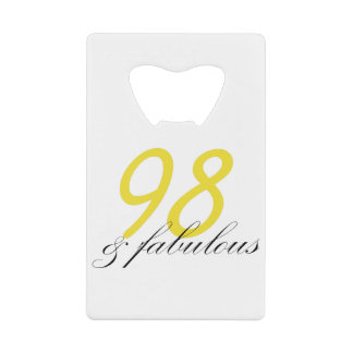 98と素晴らしい クレジットカード栓抜き