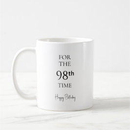 98回目の誕生日おめでとう コーヒーマグカップ