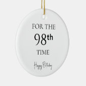 98回目の誕生日おめでとう セラミックオーナメント (右)
