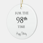 98回目の誕生日おめでとう セラミックオーナメント (左)