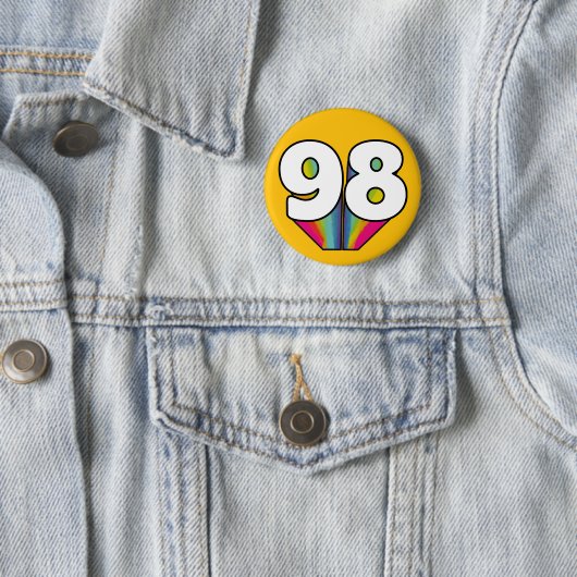 98歳のお祝い 缶バッジ (インサイチュ)