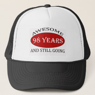 98歳の誕生日のデザイン キャップ