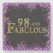 98歳の誕生日 ストーンコースター (正面)