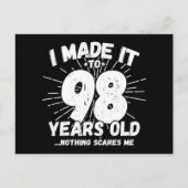 98歳皮肉ミームおもしろい98誕生日 ポストカード (正面)
