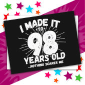 98歳皮肉ミームおもしろい98誕生日 ポストカード