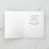 98誕生日レッドローズ カード (内部)