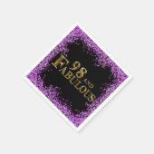 98誕生日 スタンダードカクテルナプキン (角)