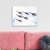 9871 – ファイタージェット キャンバスプリント (インサイチュ (リビング))