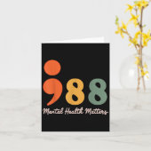 988セミコロン精神衛生S自殺予防 カード (黄色い花)