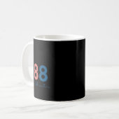 988精神衛生上の問題 コーヒーマグカップ (正面左)