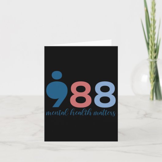 988精神衛生問題自殺防止戦争 カード (正面)