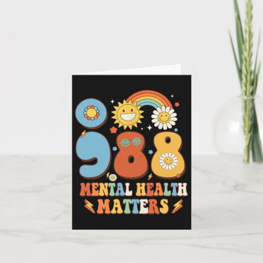 988精神衛生問題自殺防止戦争 カード (正面)