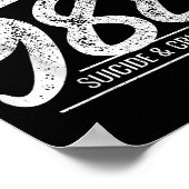 988自殺と危機のライフラインに電話をかけよう ポスター (角)
