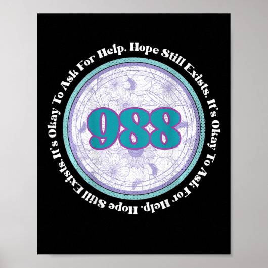 988自殺防止Bで頼はいい救済。 ポスター (正面)