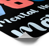 988 Mental Health S Suicide Prevention Awareness ポスター (角)