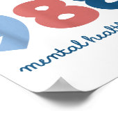 988 Mental Health S Suicide Prevention Awareness  ポスター (角)