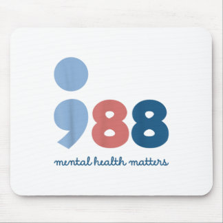 988 Mental Health S Suicide Prevention Awareness  マウスパッド