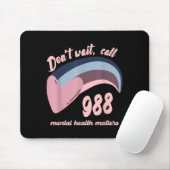 988 Mental Health S Suicide Prevention Awareness  マウスパッド (マウス)