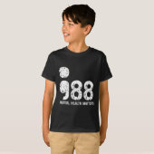 988 Mental Health S Suicide Prevention Awareness  Tシャツ (正面フル)