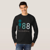 988 Semicolon Mental Health Matters Suicide Preven Tシャツ (正面フル)