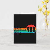 988 Shirt Suicide Prevention Lifeline 988 Awarenes カード (黄色い花)