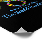 988 Suicide And Crisis Lifeline The World Needs Yo ポスター (角)