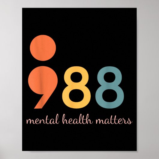 988 Suicide And Crisis Lifeline The World Needs Yo ポスター (正面)