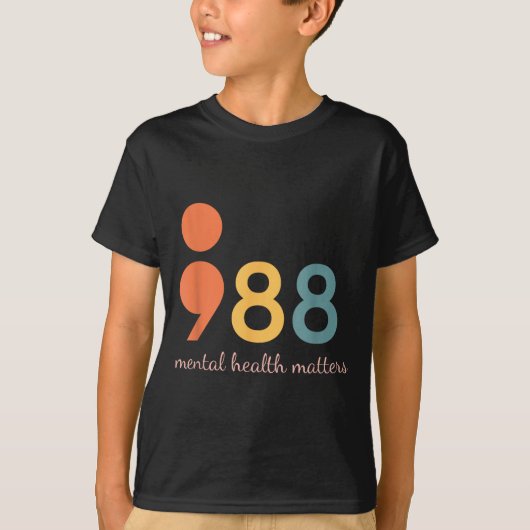 988 Suicide And Crisis Lifeline The World Needs Yo Tシャツ (正面)