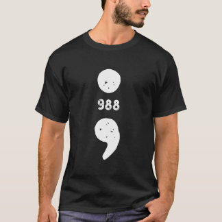 988 Suicide Prevention 988 Comma Tシャツ