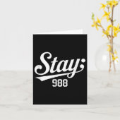 988 Suicide Prevention Awareness カード (黄色い花)