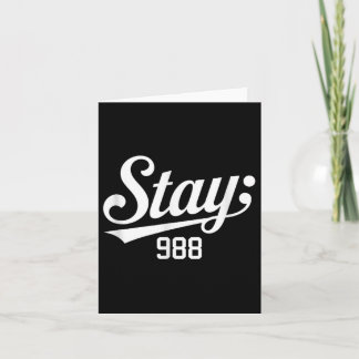 988 Suicide Prevention Awareness  カード