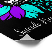 988 Suicide Prevention Awareness Semi-colon You ポスター (角)