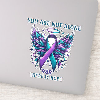 988 Suicide Prevention You Matter Ribbon Support  シール