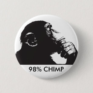 98%のチンパンジー 缶バッジ