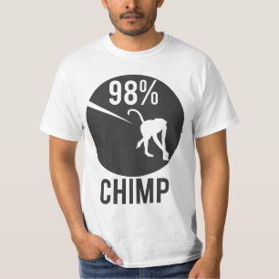 98%のチンパンジー Tシャツ
