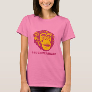 98%のチンパンジー Tシャツ