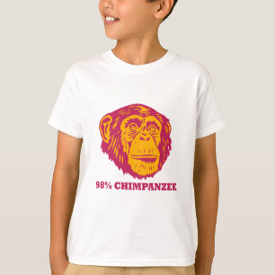 98%のチンパンジー Tシャツ