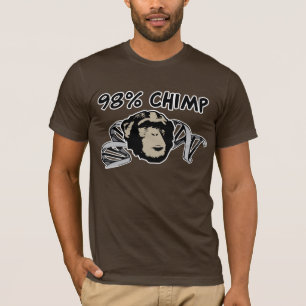 98%のチンパンジー Tシャツ