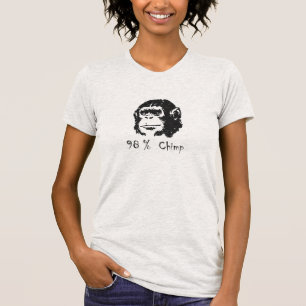 98%チンパンジーのティー Tシャツ