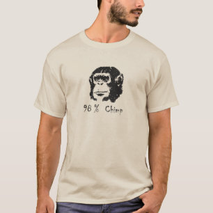 98%チンパンジーのティー Tシャツ