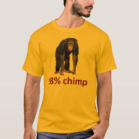 98% チンパンジー Tシャツ (正面)