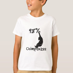 98%チンパンジー Tシャツ