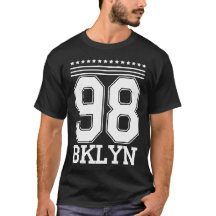 98 BKLYN ブルックリン ヴィンテージ ユニバーシティ グラフィック Tシャツ