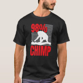 98 Chimp Monkey  Ape Chimpanzee Whisperer Tシャツ (正面)