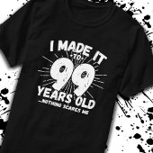 99おもしろい誕生日引用文皮肉99歳 Tシャツ