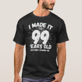 99おもしろい誕生日引用文皮肉99歳 Tシャツ (正面)
