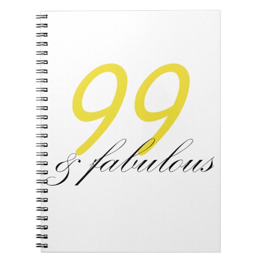 99と素晴らしい ノートブック (正面)